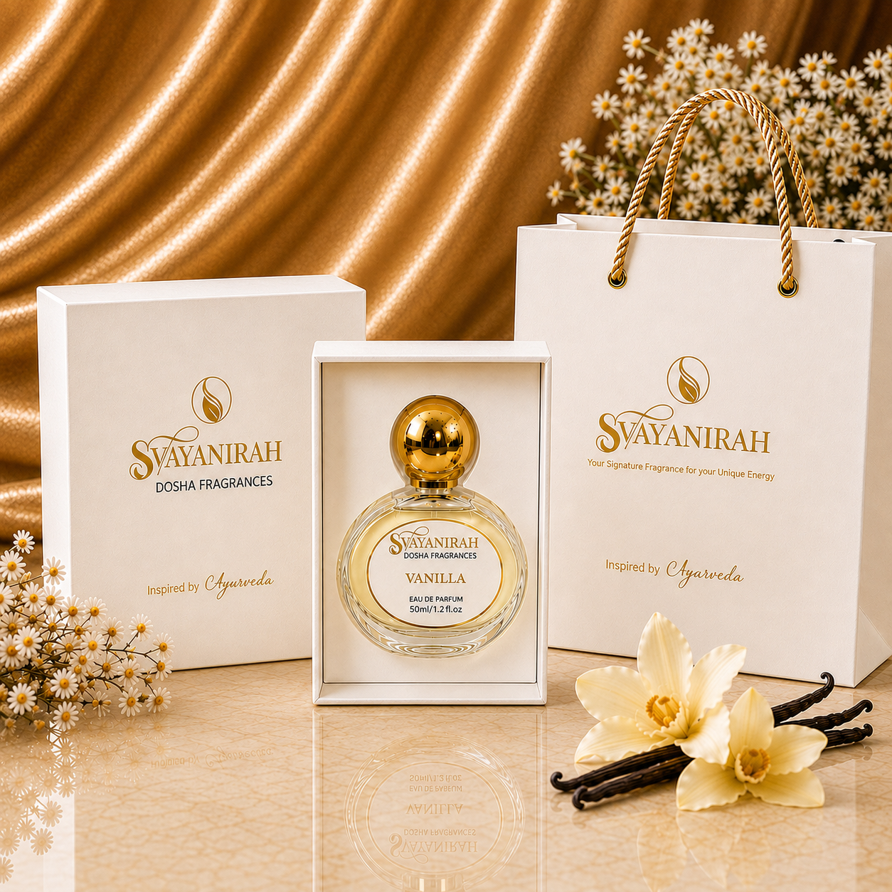 SvayaNirah VANILLA Dosha Fragrance 50ml